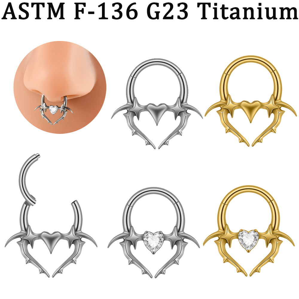 Jewelry Making Round Nose Pliers - 5-1PCS F-136 Titanium Round&Heart With Claw