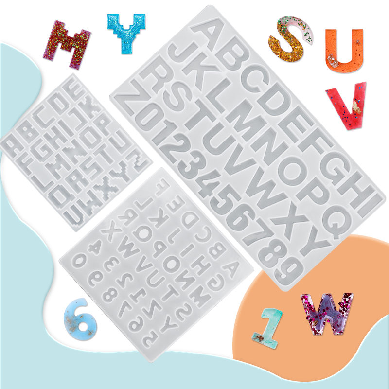 Jewelry Making Degree - Alphabet Epoxy Resin Mold Kit Ornament