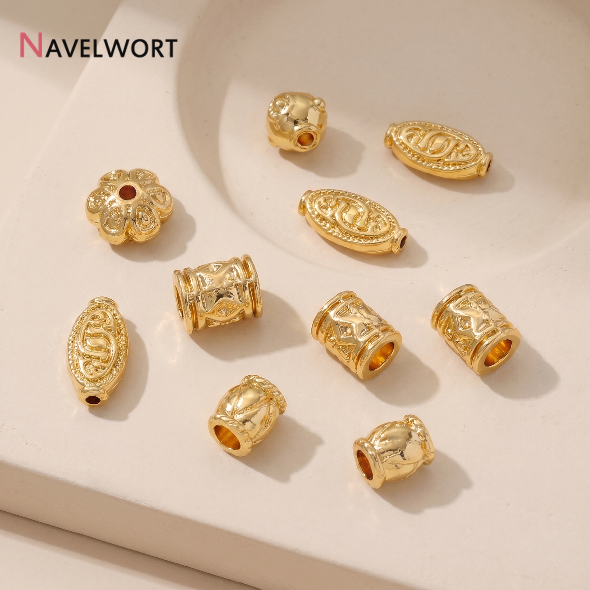 Jewelry Making Youtube - 14K Gold Plated Brass Metal Tube