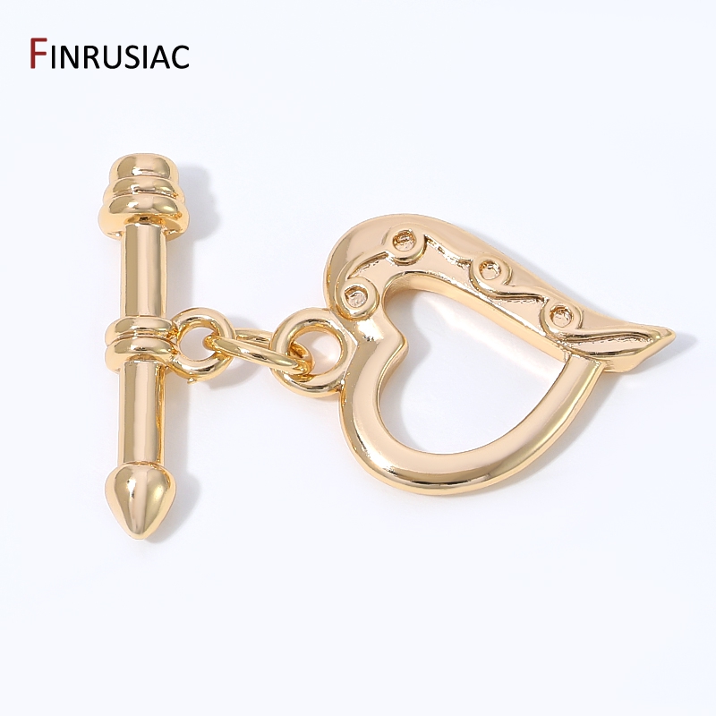 Jewelry Making Designs - 14K Gold Plated Brass Heart Shape
