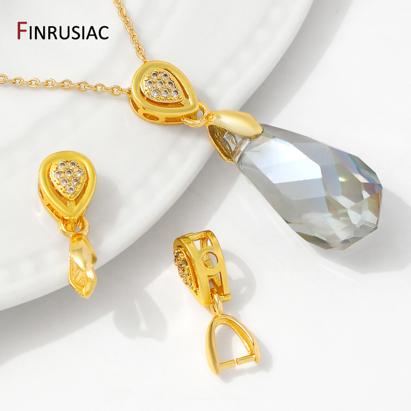 Jewelry Making Designs - 18K Gold Plated Brass With Zircon