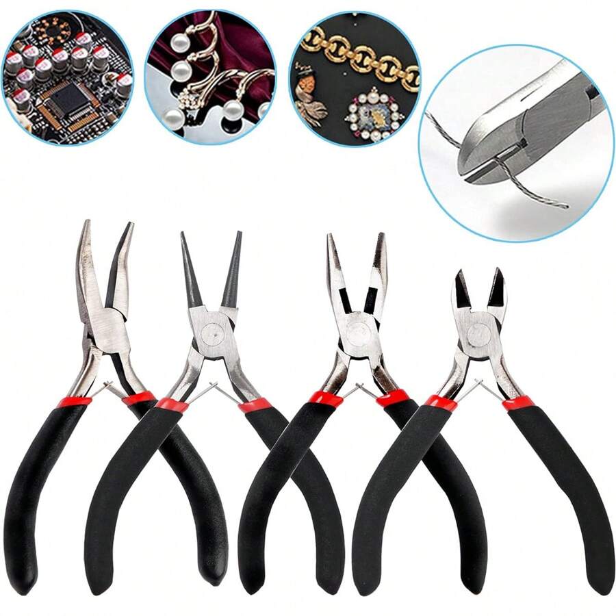Jewelry Making Round Nose Pliers - 3/5/6Pack Jewelry Making Pliers Tool Kit