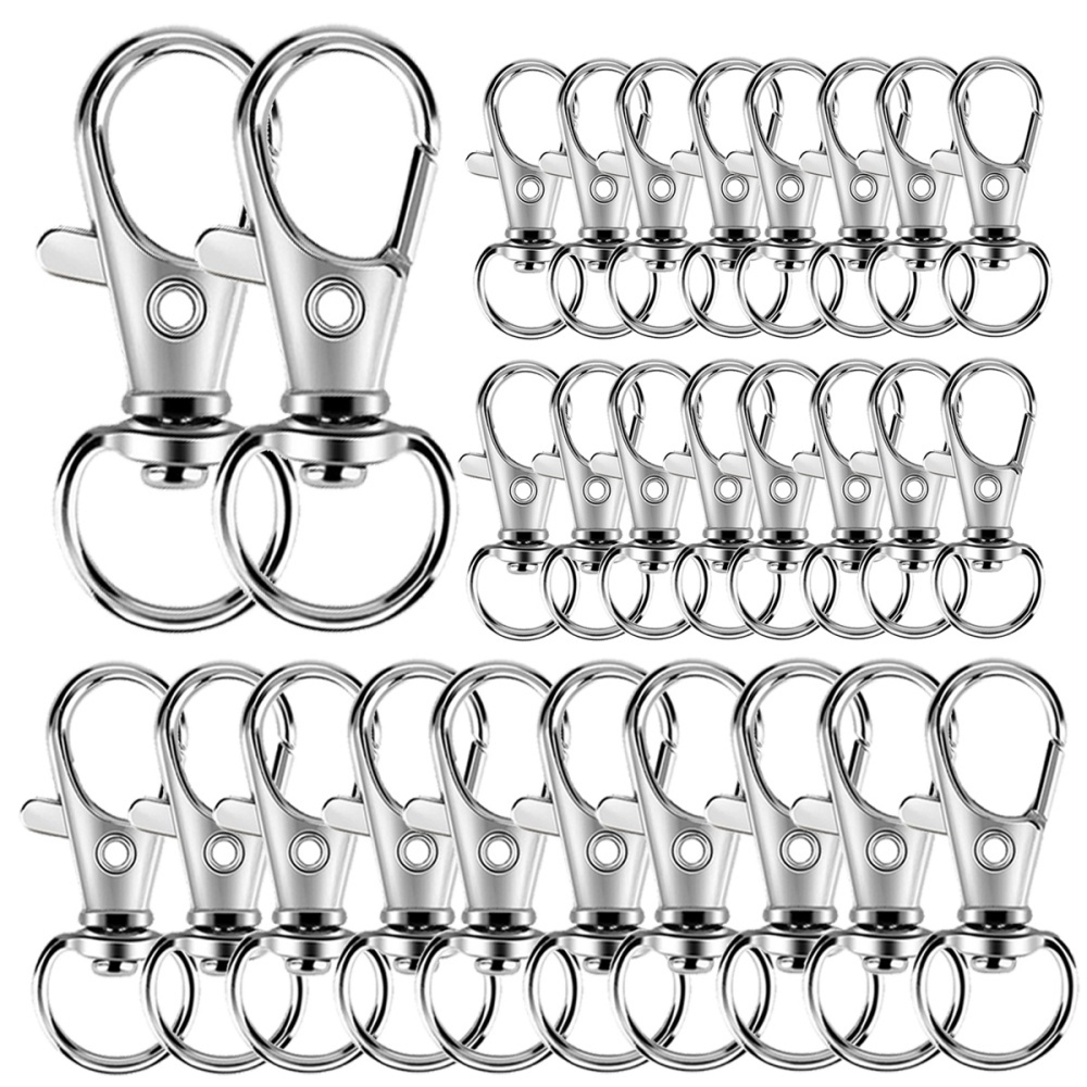 25-200Pcs Metal Swivel Snap Ho - Jewelry Making Designs ulasan dan harga