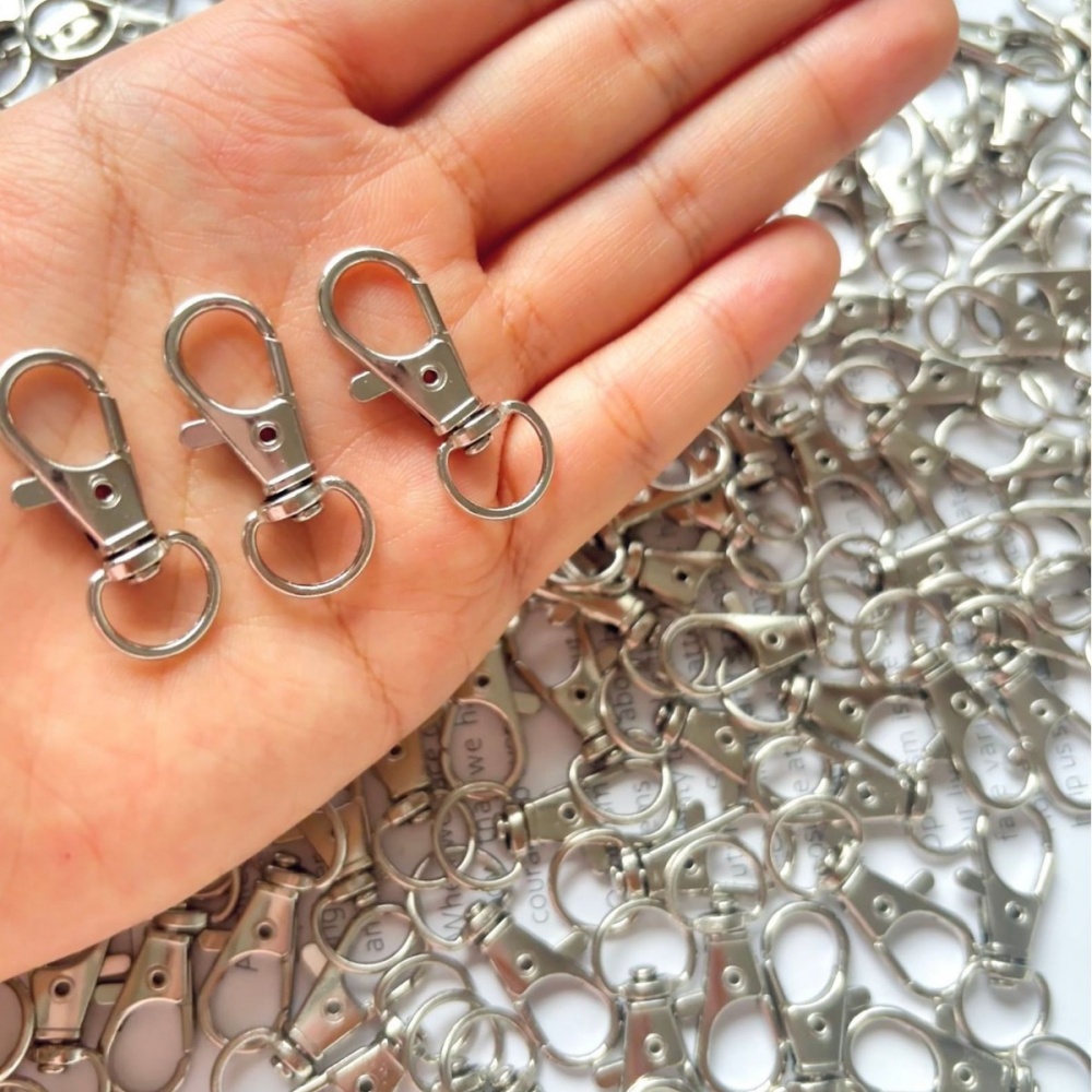 25-200Pcs Metal Swivel Snap Ho - Jewelry Making Designs ulasan dan harga