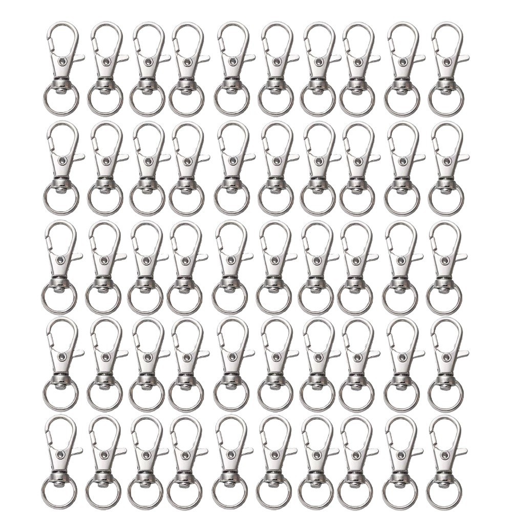 25-200Pcs Metal Swivel Snap Ho - Jewelry Making Designs ulasan dan harga