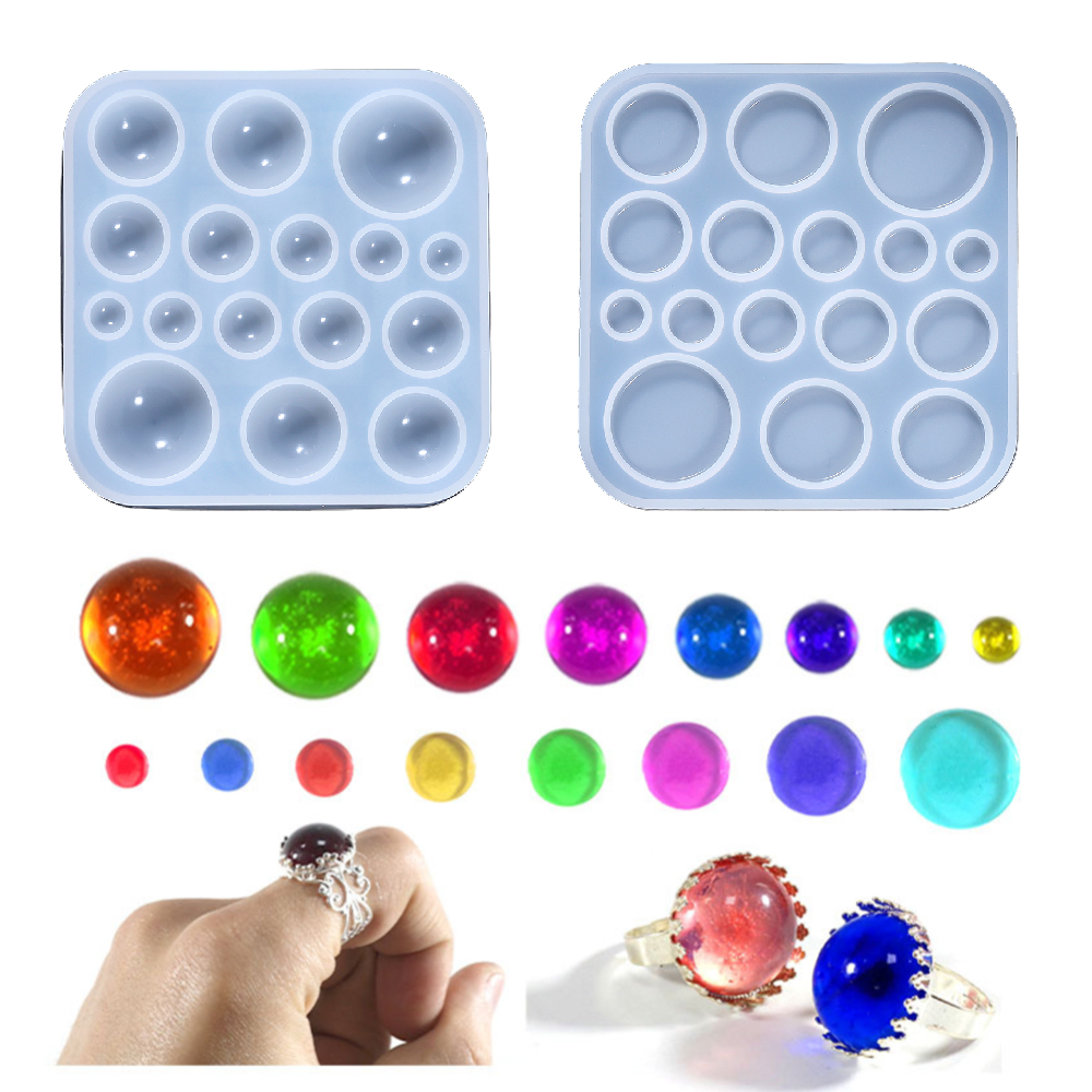 Round Cabochon Pendant Epoxy R - Jewelry Making Degree ulasan dan harga