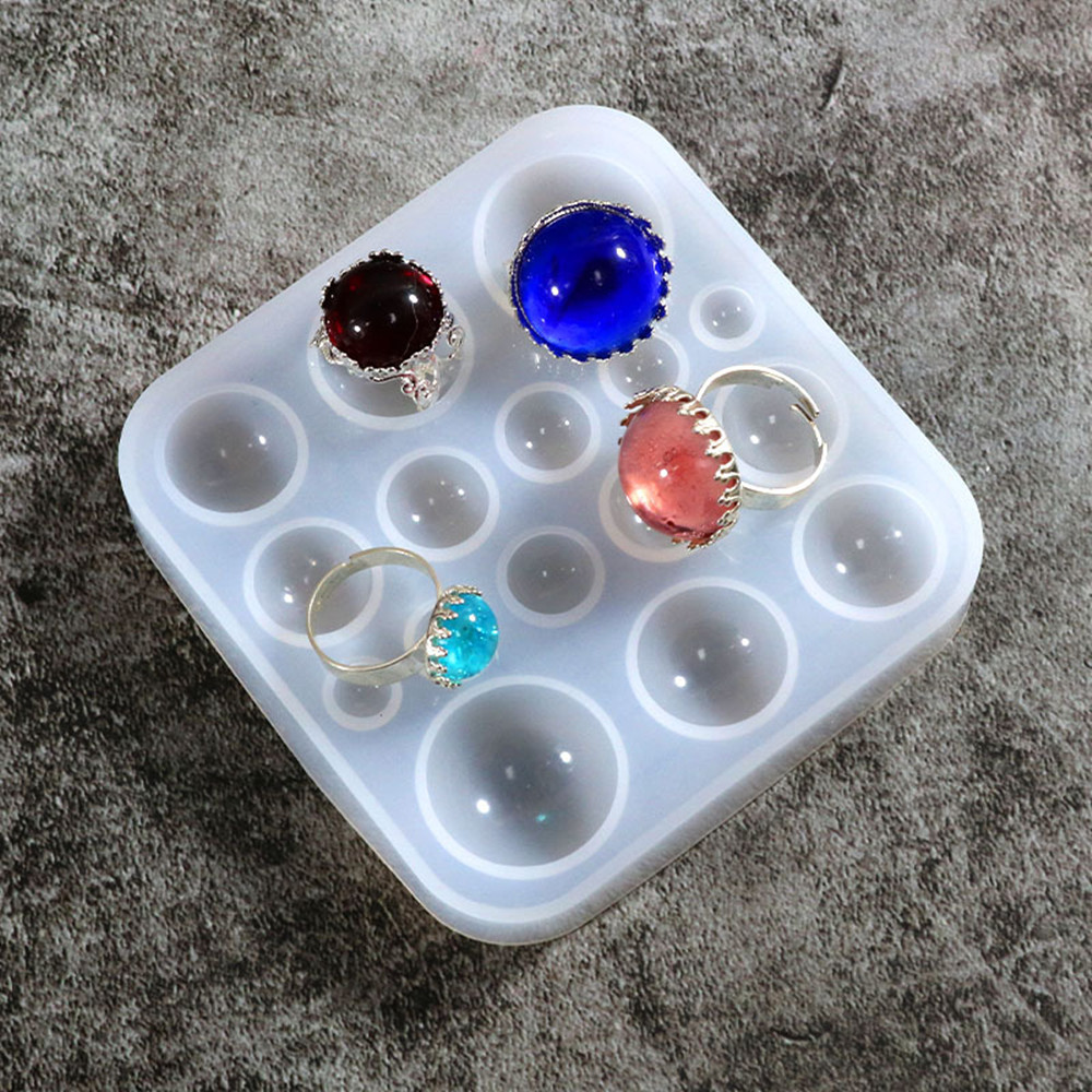 Round Cabochon Pendant Epoxy R - Jewelry Making Degree ulasan dan harga