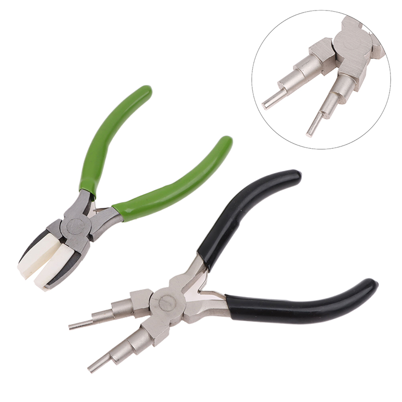 Green Flat Nose Pliers Black 6 - Jewelry Making Round Nose Pliers ulasan dan harga
