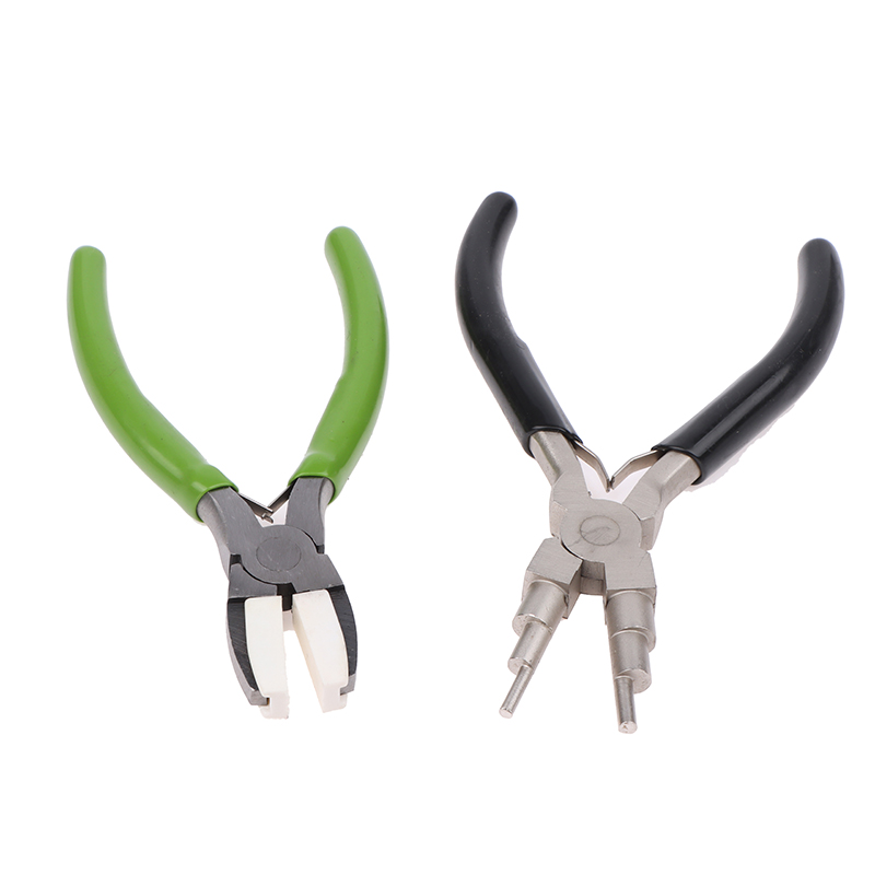 Green Flat Nose Pliers Black 6 - Jewelry Making Round Nose Pliers ulasan dan harga
