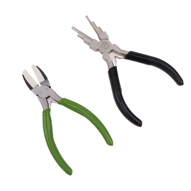 Green Flat Nose Pliers Black 6 - Jewelry Making Round Nose Pliers ulasan dan harga