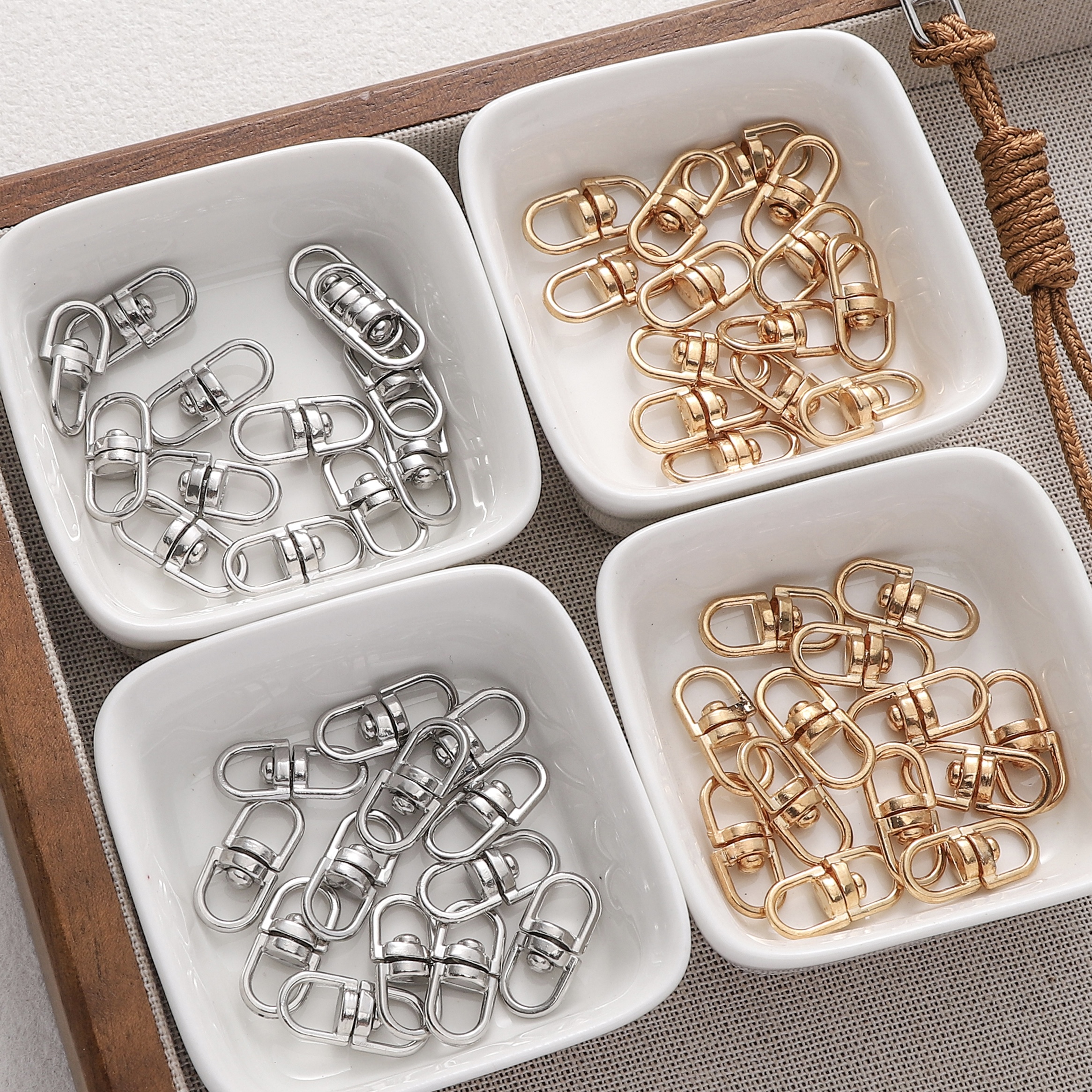 10/20Pcs 8x19mm KC Gold/Rhodiu - Jewelry Making Degree ulasan dan harga