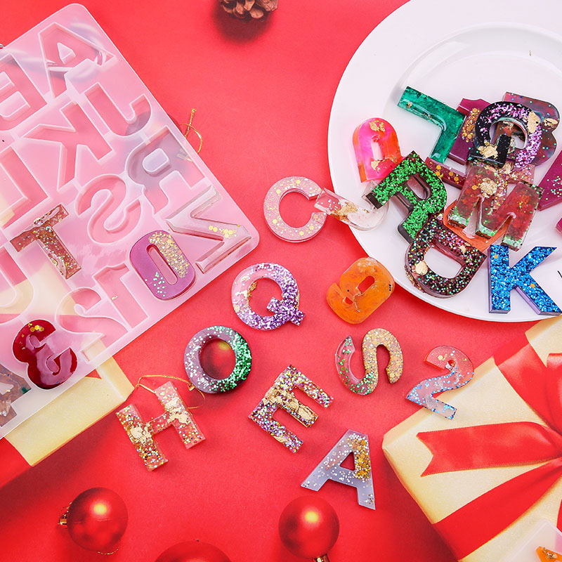 Alphabet Epoxy Resin Mold Kit  - Jewelry Making Degree ulasan dan harga