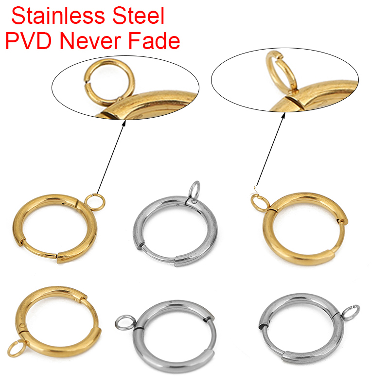 10pcs PVD Never Fade Earrings  - Jewelry Making Pins ulasan dan harga