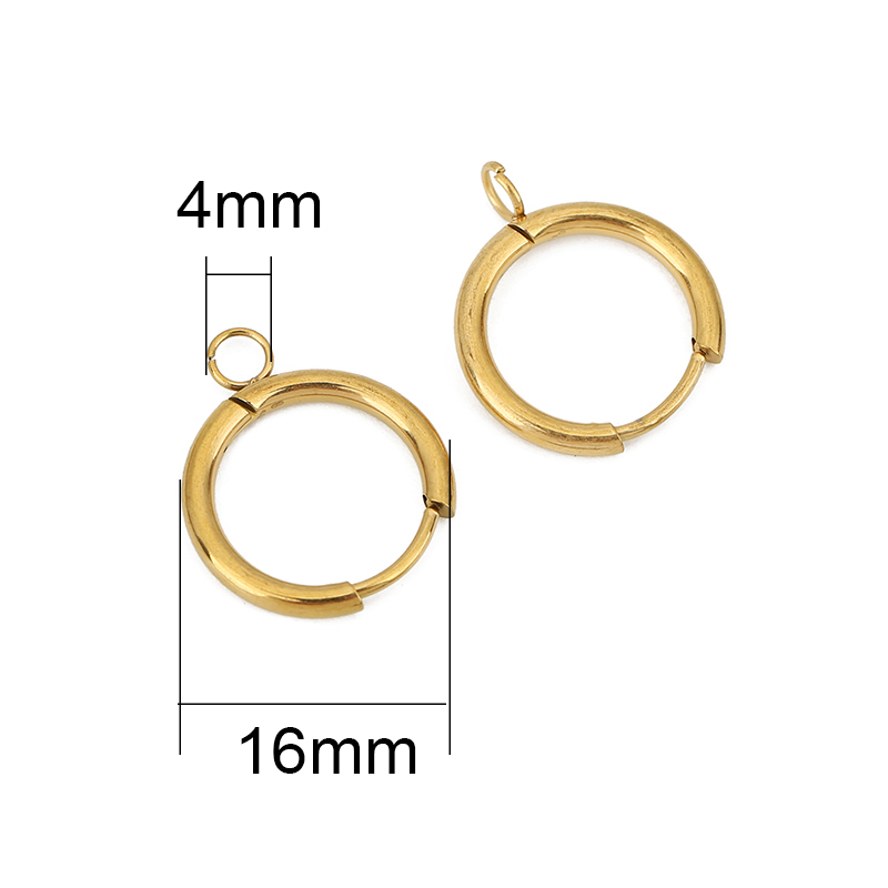 10pcs PVD Never Fade Earrings  - Jewelry Making Pins ulasan dan harga