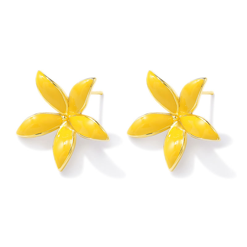 18K Gold Color Brass Flower St - Jewelry Making Pins ulasan dan harga