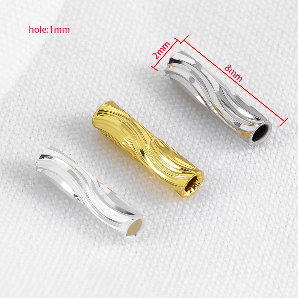 10pcs 50pcs 8mm S-shaped Threa - Jewelry Making Youtube ulasan dan harga
