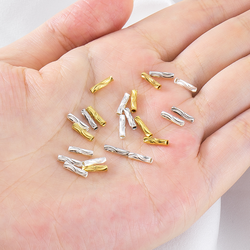 10pcs 50pcs 8mm S-shaped Threa - Jewelry Making Youtube ulasan dan harga