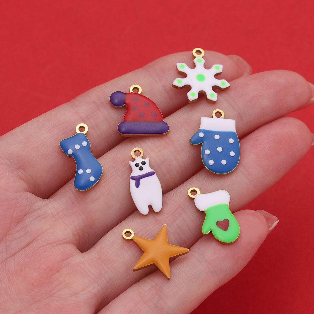 1pcs Stainless Steel Christmas - Jewelry Making Gloves ulasan dan harga