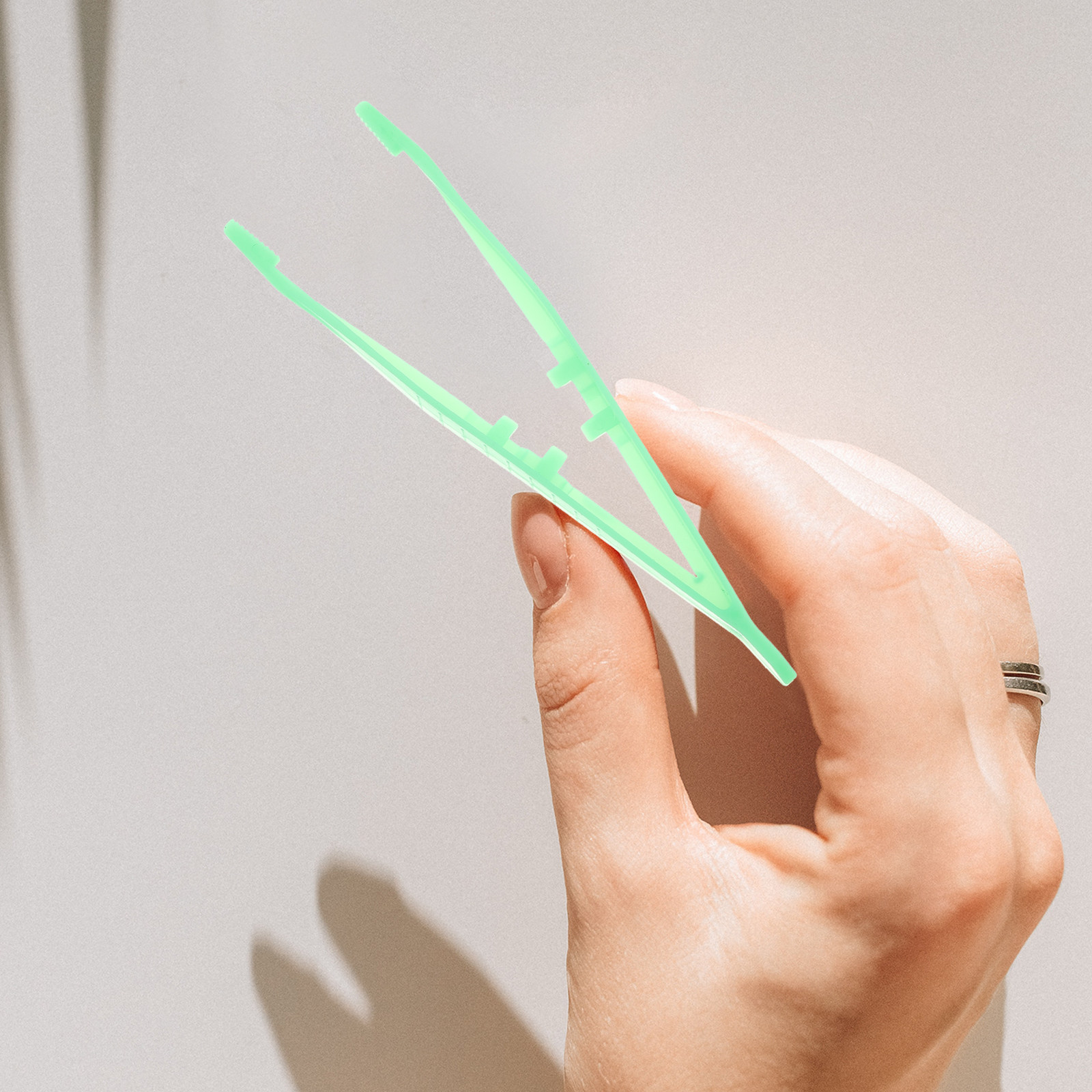 10Pcs Beads Tweezers Plastic C - Jewelry Making Place ulasan dan harga