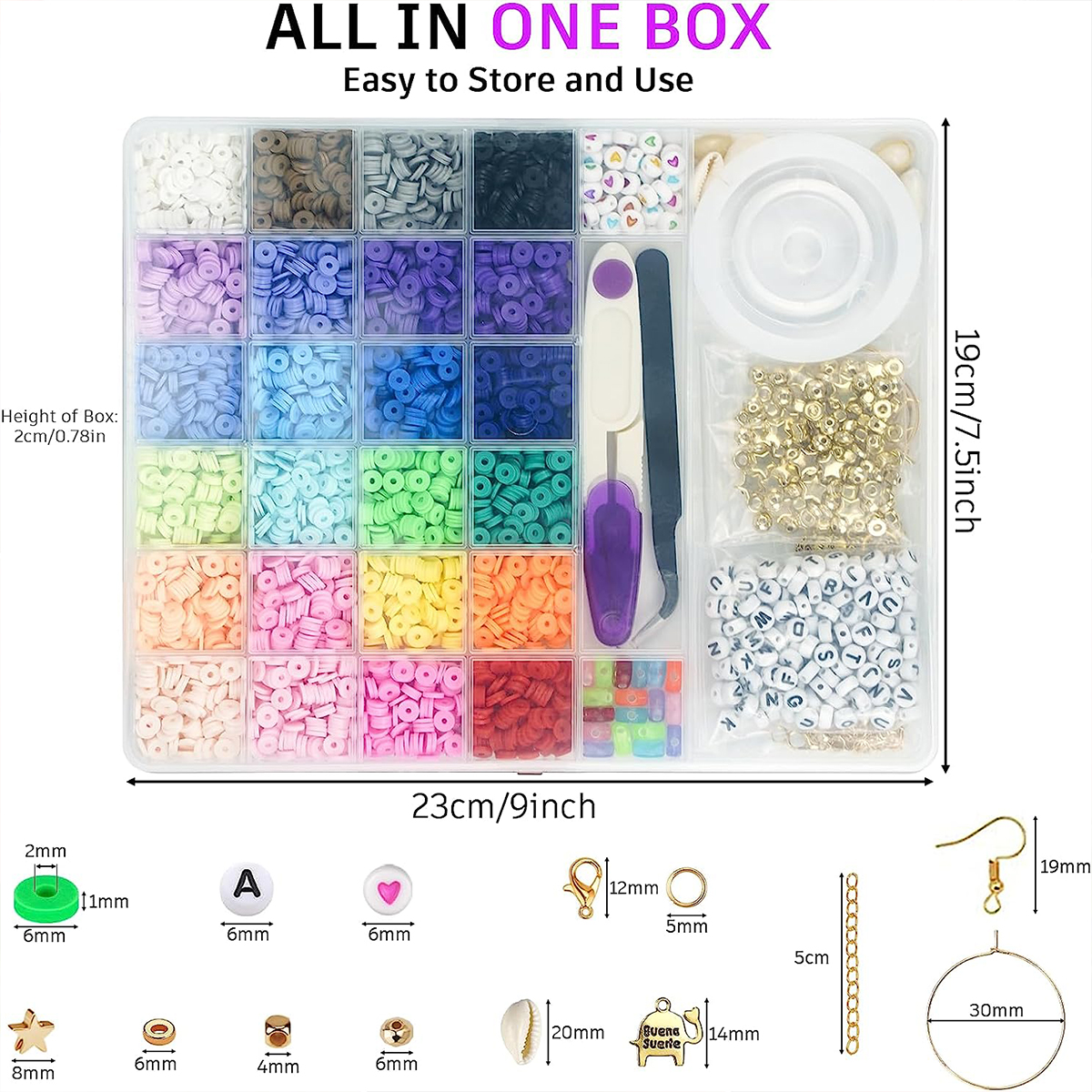 6000 Pcs 24 Colors Flat Round  - Jewelry Making Degree ulasan dan harga