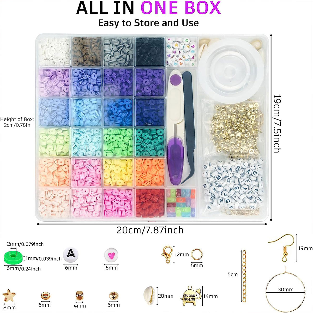 6000 Pcs 24 Colors Flat Round  - Jewelry Making Degree ulasan dan harga