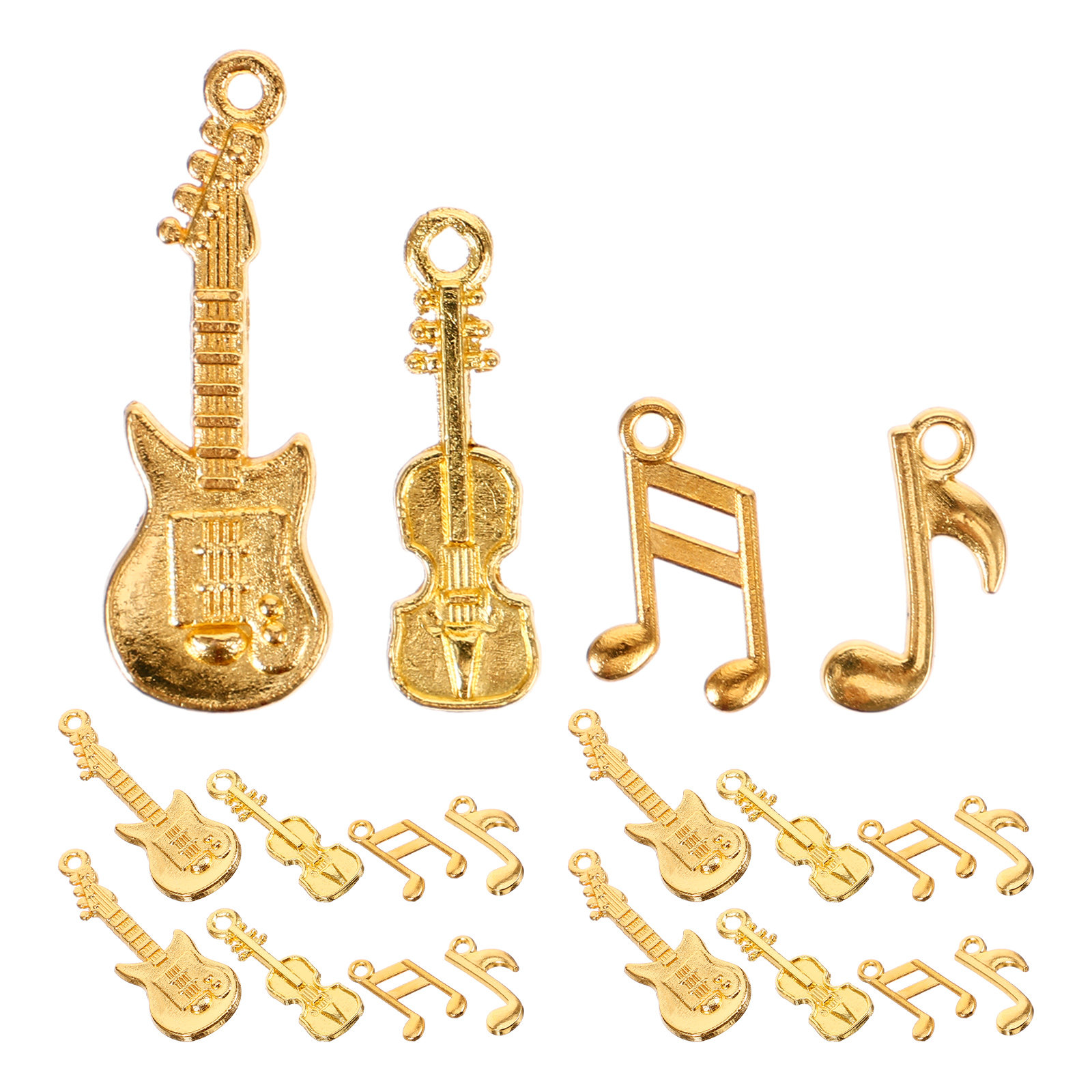 1Set Music Note Guitar Pendant - Jewelry Making Notes ulasan dan harga