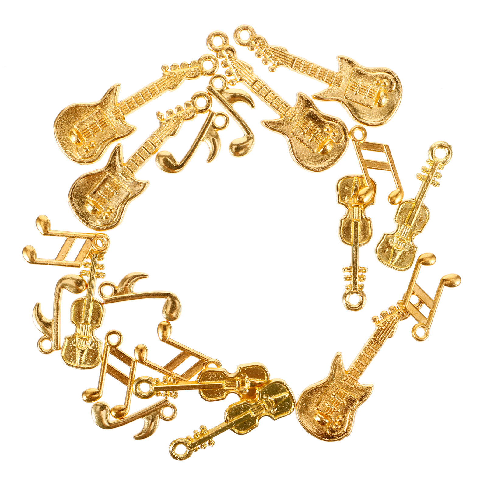 1Set Music Note Guitar Pendant - Jewelry Making Notes ulasan dan harga