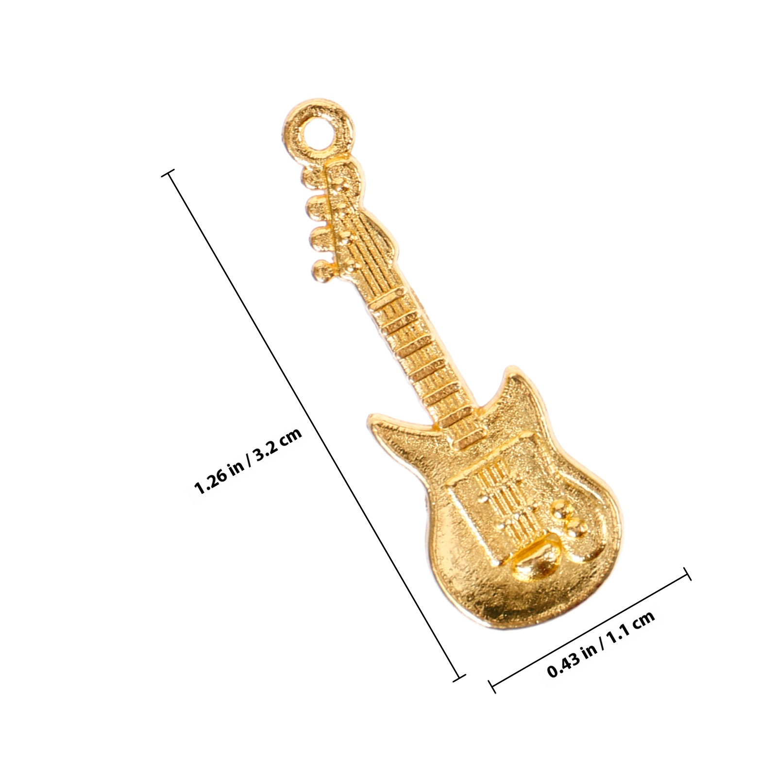 1Set Music Note Guitar Pendant - Jewelry Making Notes ulasan dan harga