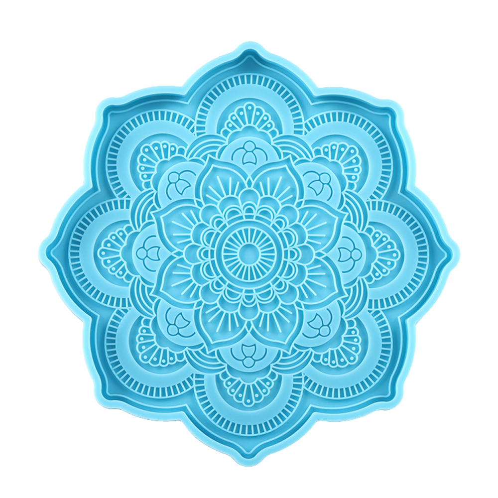 Mandala Coaster Silicone Mold  - Jewelry Making Degree ulasan dan harga