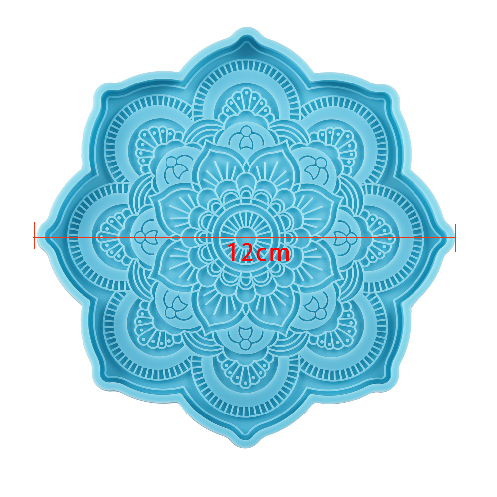 Mandala Coaster Silicone Mold  - Jewelry Making Degree ulasan dan harga
