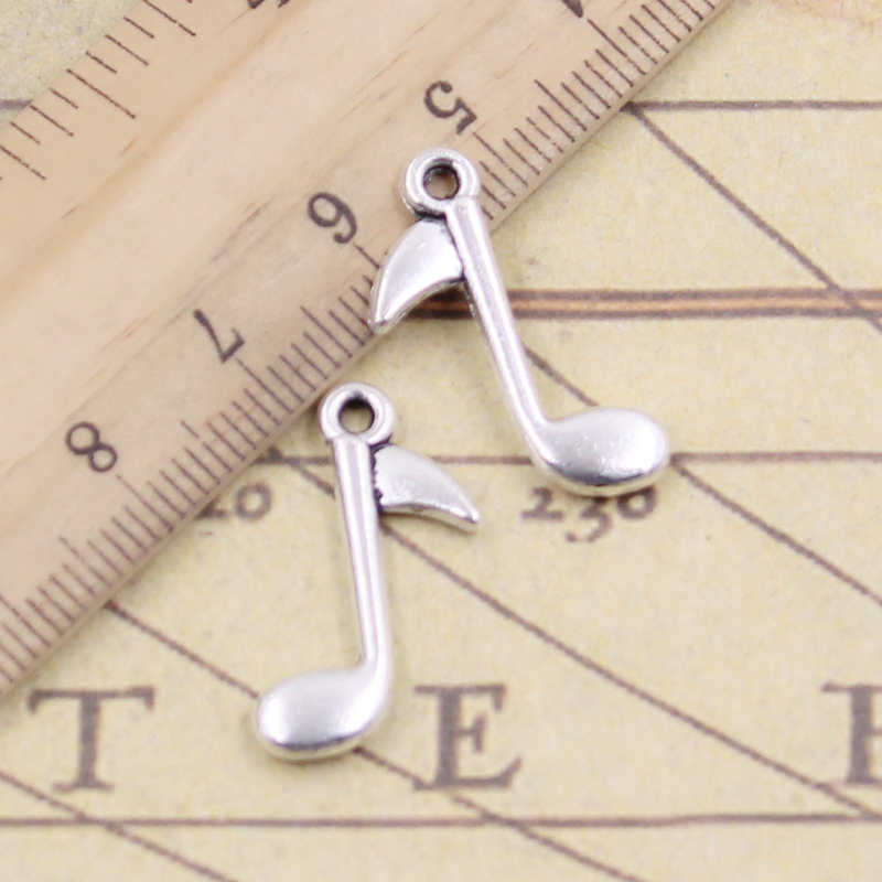 20pcs Charms Musical Note 23x1 - Jewelry Making Notes ulasan dan harga