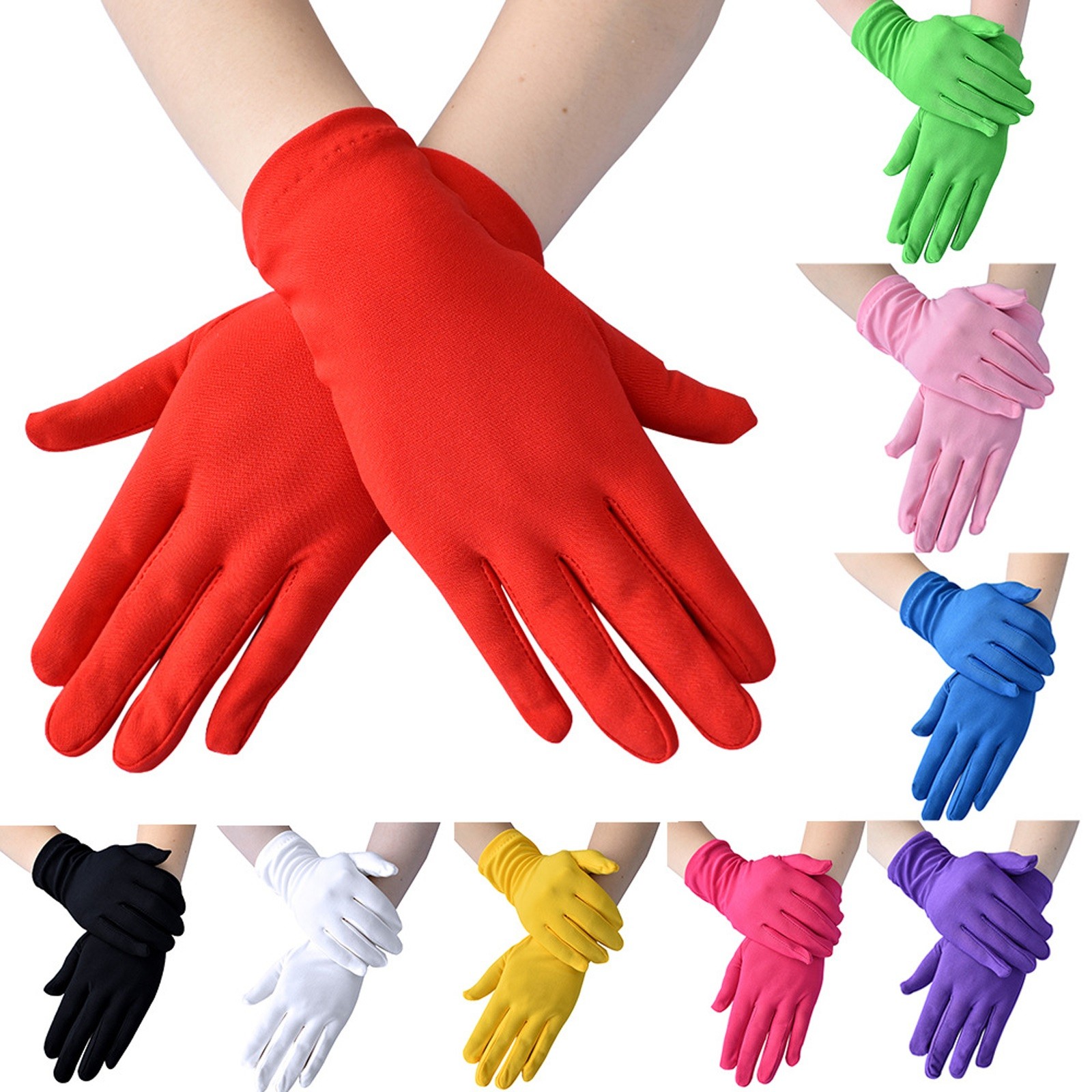 Fashion Spandex Elasticity Ope - Jewelry Making Gloves ulasan dan harga