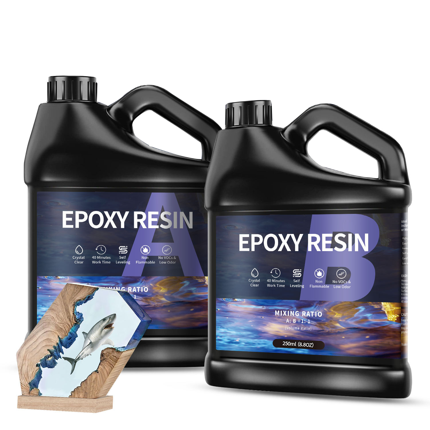 500g/1000g  AB Epoxy Resin Glu - Jewelry Making Degree ulasan dan harga