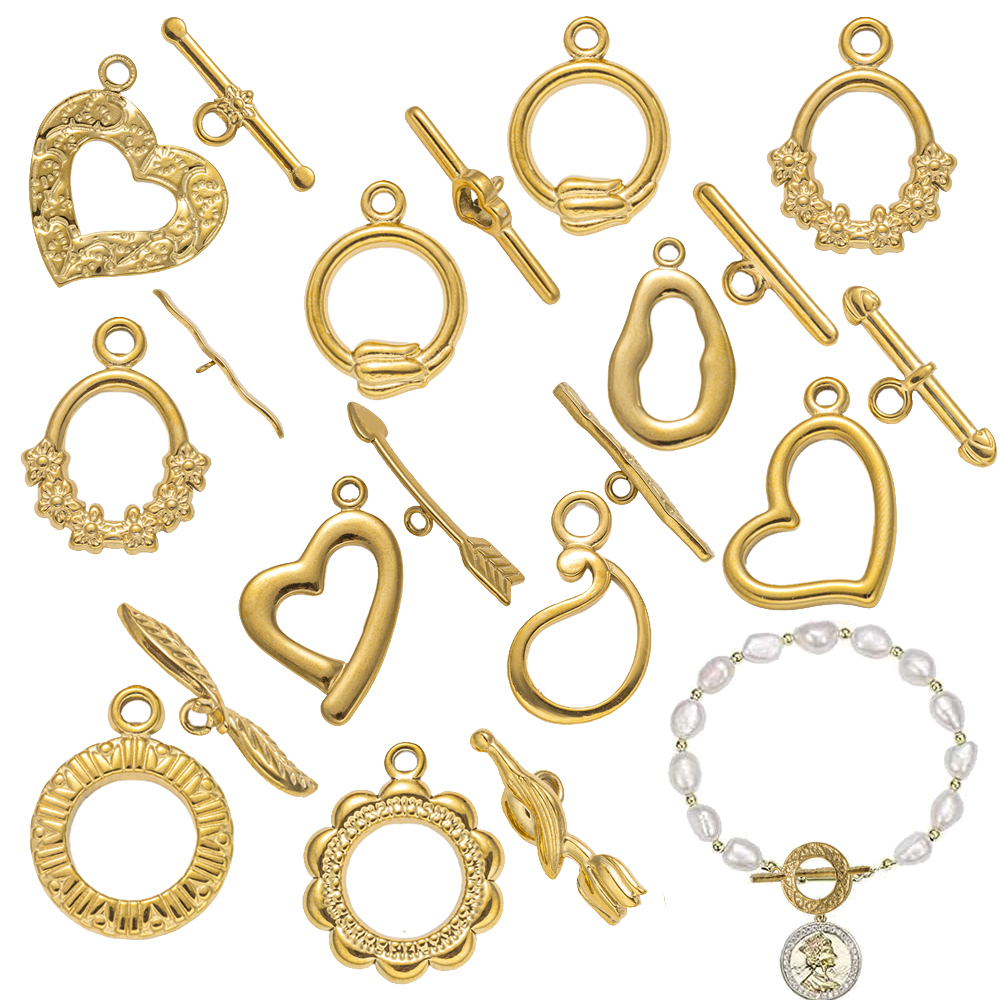 5 Sets Stainless Steel Toggle  - Jewelry Making Pins ulasan dan harga