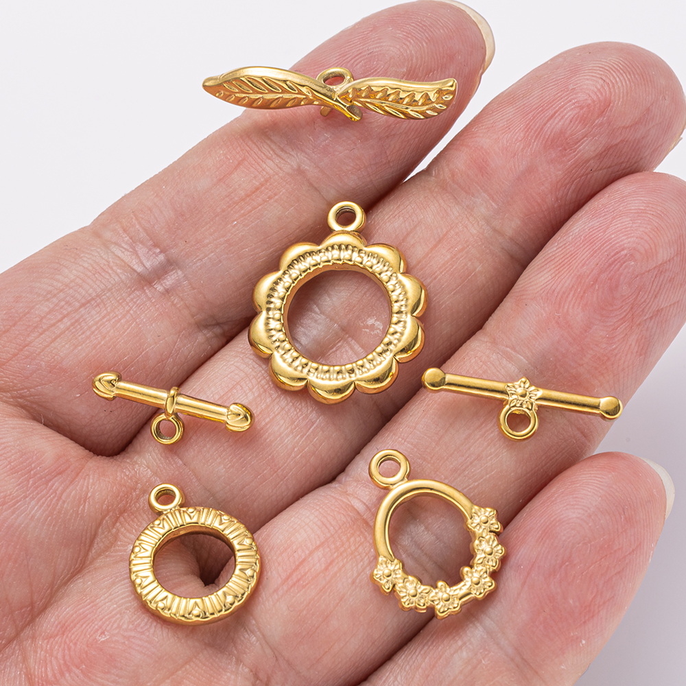5 Sets Stainless Steel Toggle  - Jewelry Making Pins ulasan dan harga