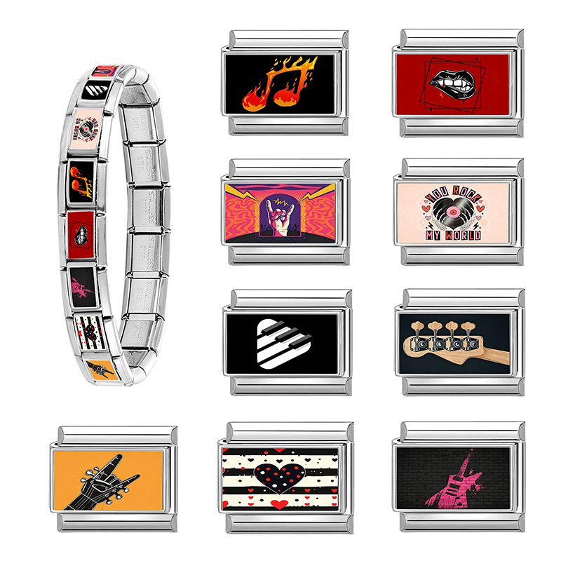Y2K Guitar Piano Keys Note Ita - Jewelry Making Notes ulasan dan harga