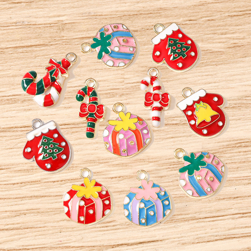 Tusember 10pcs Mix Cute Enamel - Jewelry Making Gloves ulasan dan harga