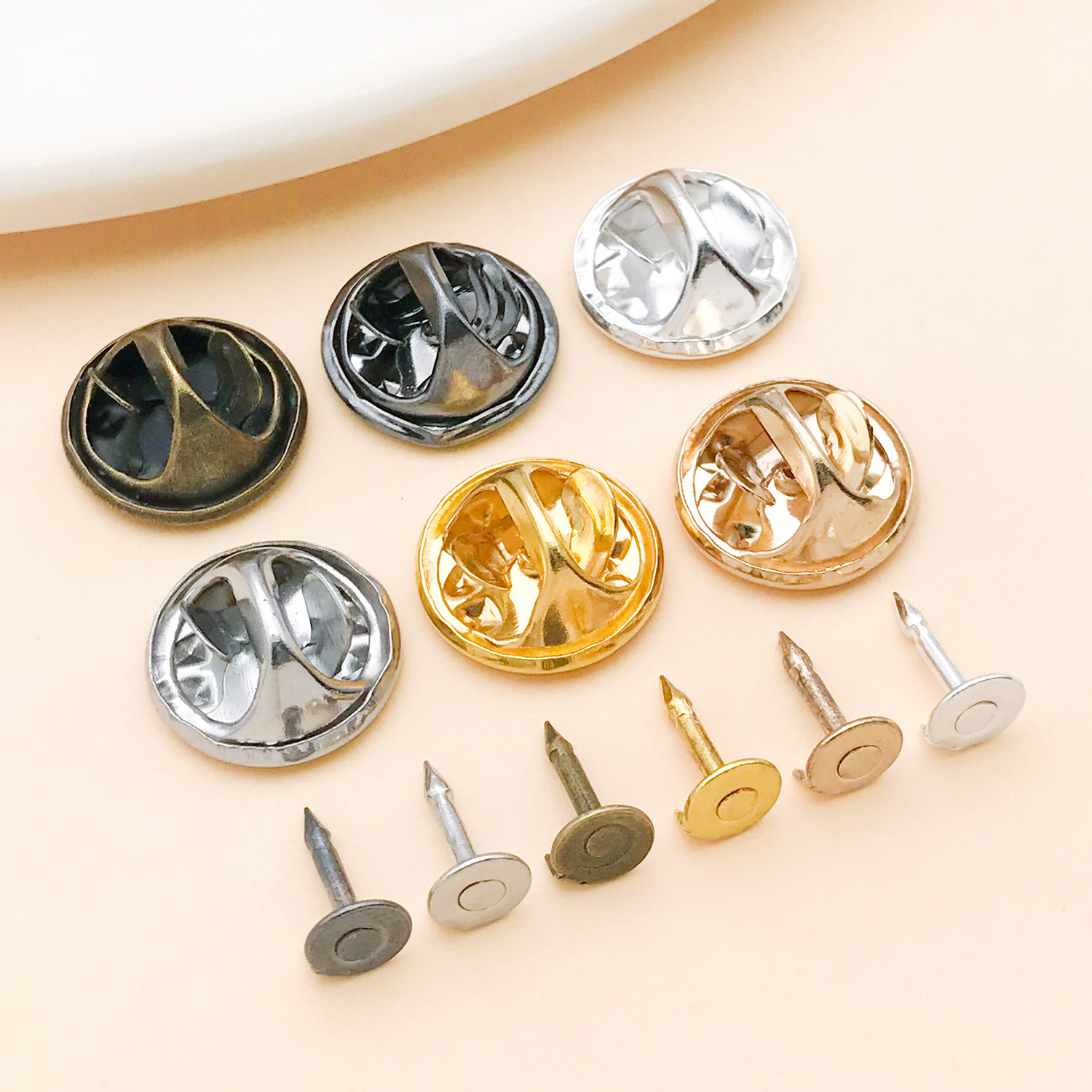 50pcs 8mm 11mm Pin+ Back Stabb - Jewelry Making Pins ulasan dan harga