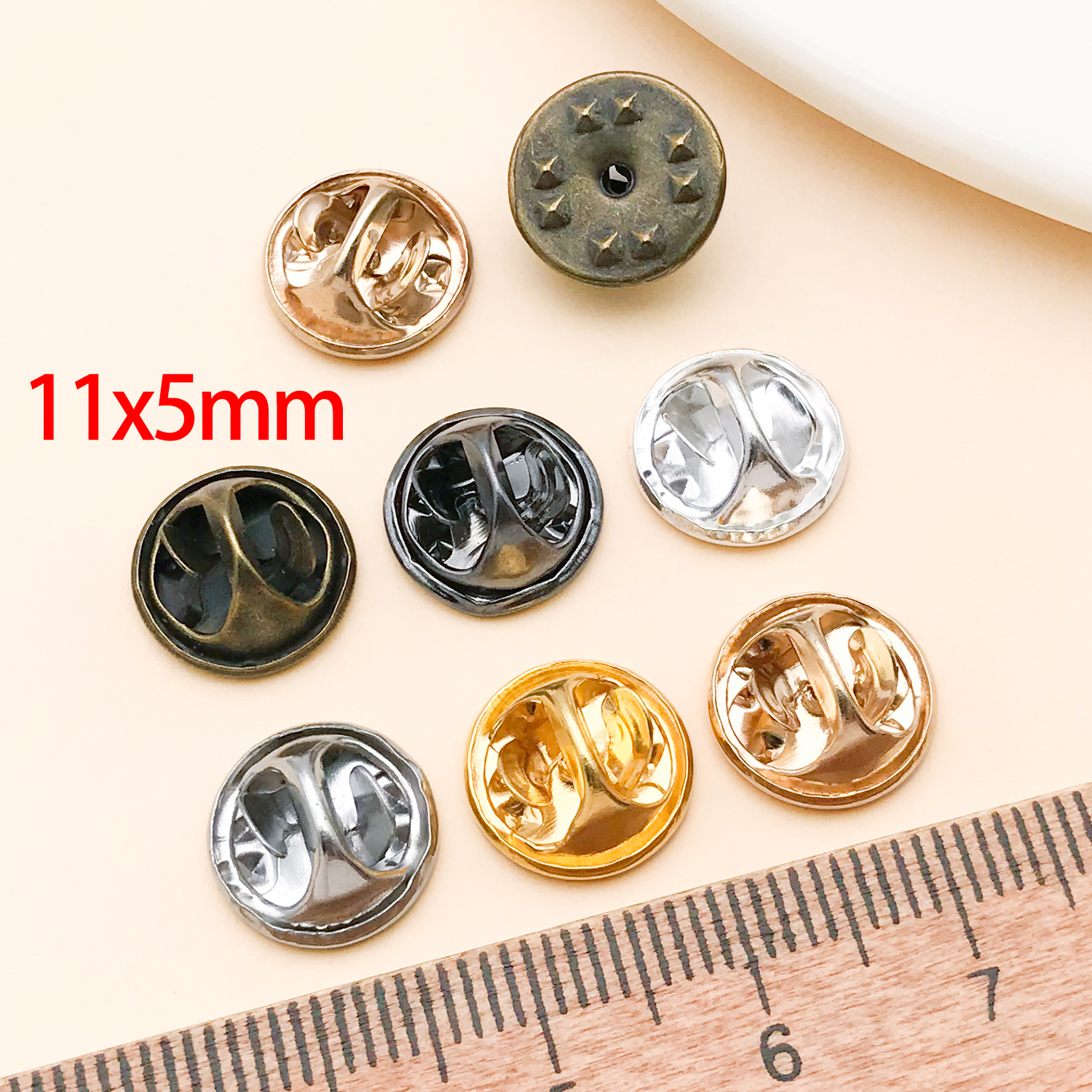 50pcs 8mm 11mm Pin+ Back Stabb - Jewelry Making Pins ulasan dan harga