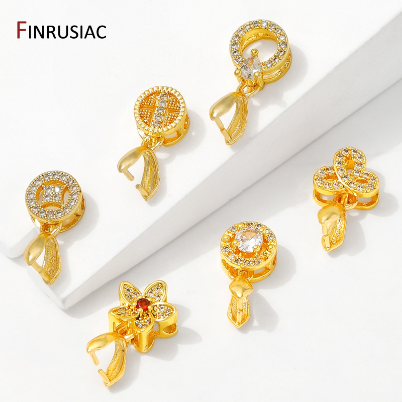 18K Gold Plated Brass With Zir - Jewelry Making Designs ulasan dan harga