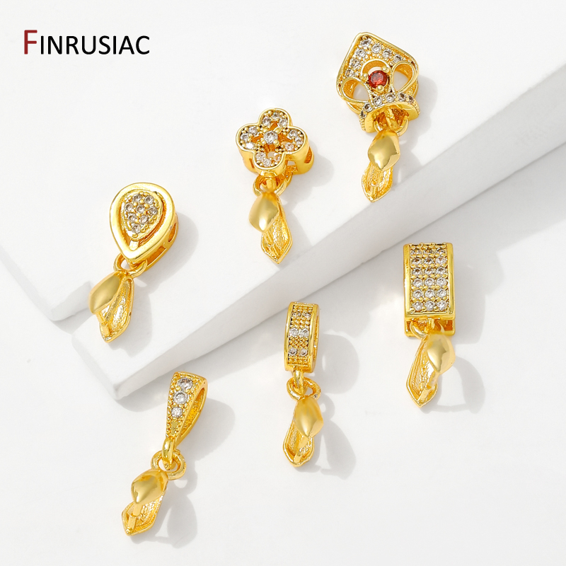 18K Gold Plated Brass With Zir - Jewelry Making Designs ulasan dan harga