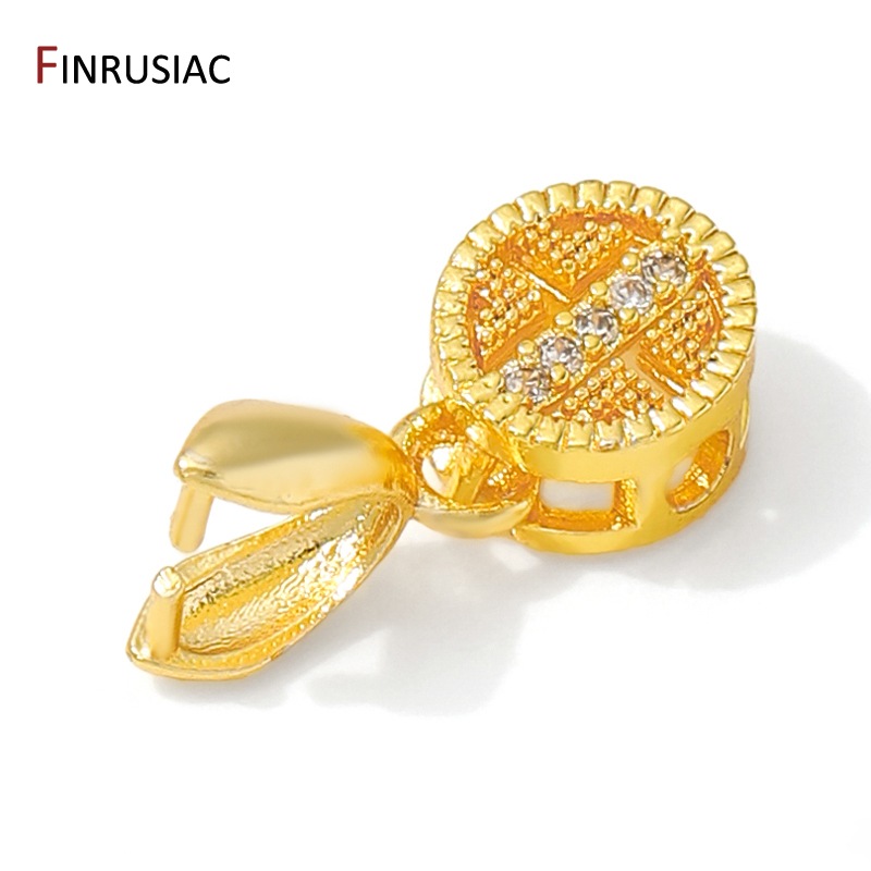 18K Gold Plated Brass With Zir - Jewelry Making Designs ulasan dan harga