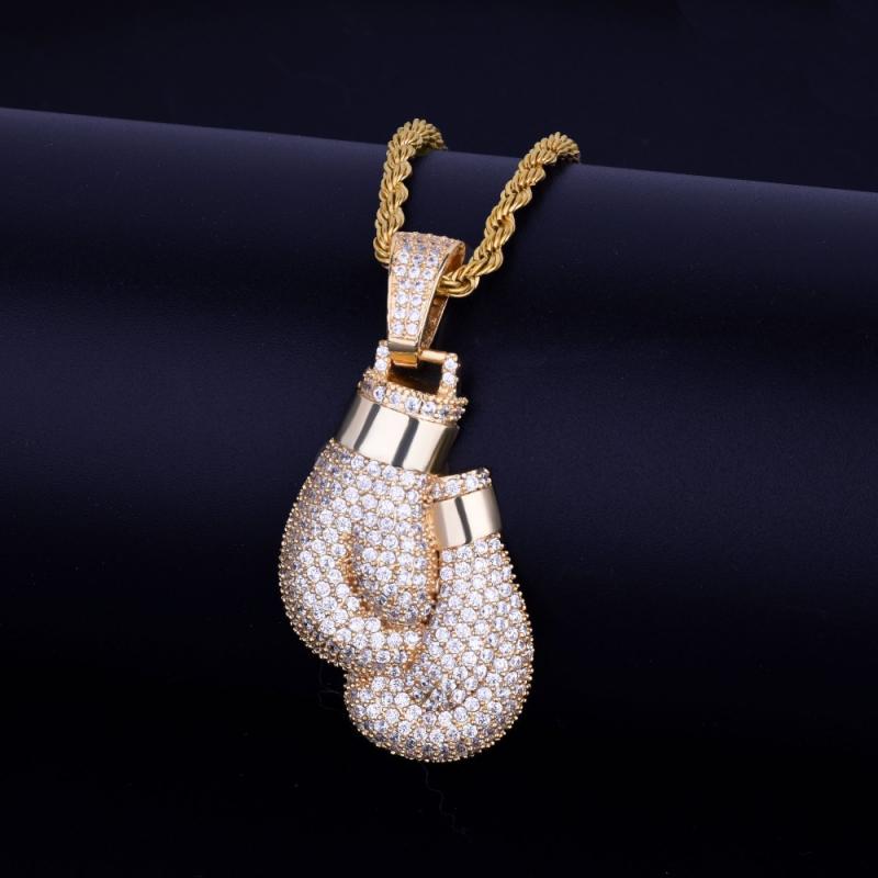 Hip Hop Bling Iced Cubic Zirco - Jewelry Making Gloves ulasan dan harga