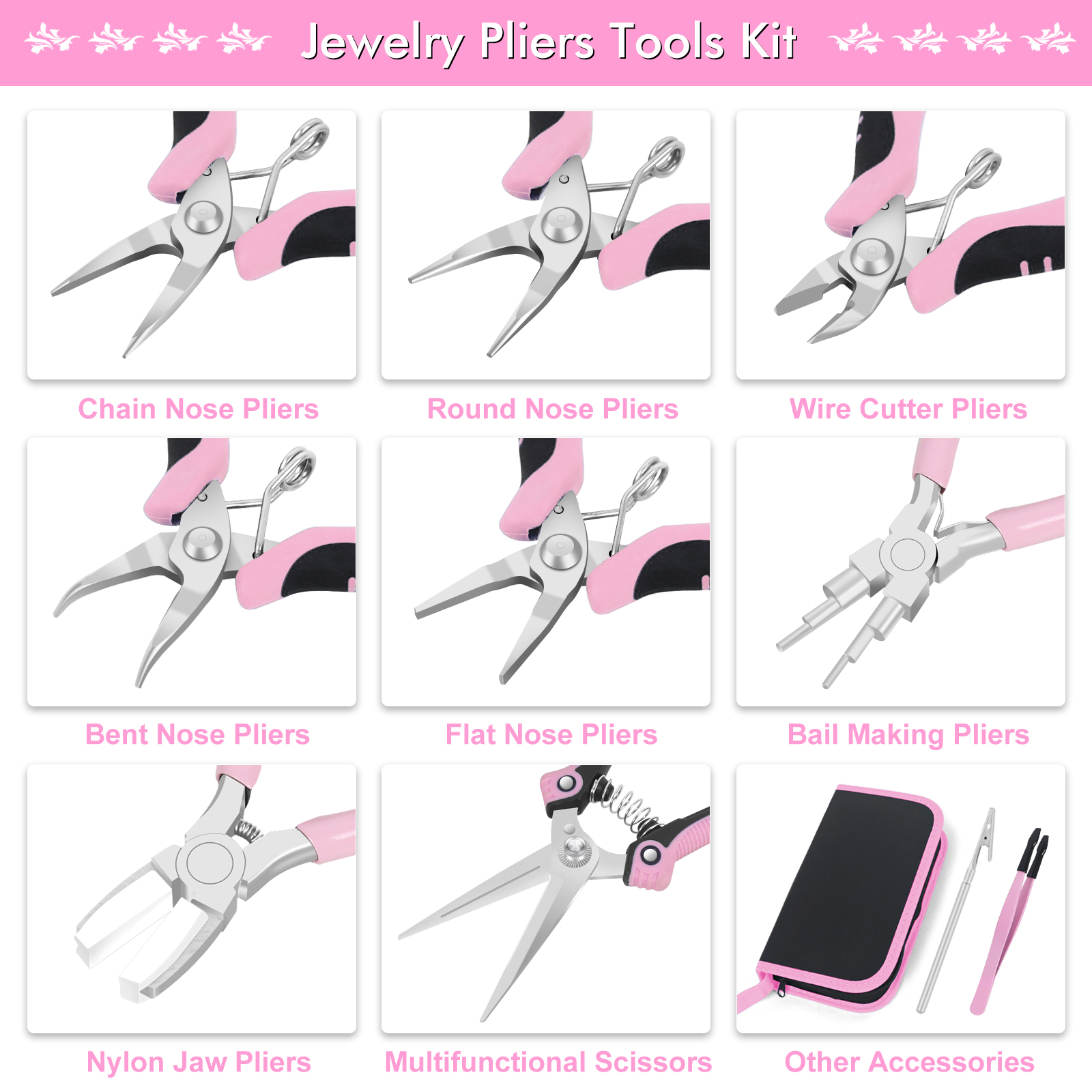 NEWACALOX Mini Jewelry Pliers  - Jewelry Making Round Nose Pliers ulasan dan harga