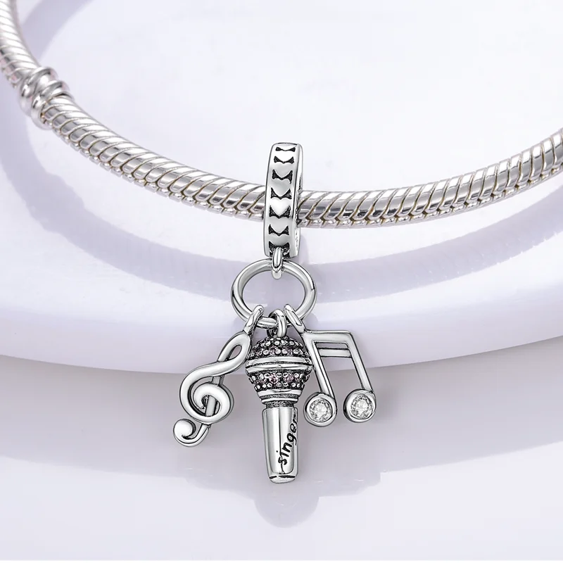 Charms 925 Sterling Silver Pla - Jewelry Making Notes ulasan dan harga