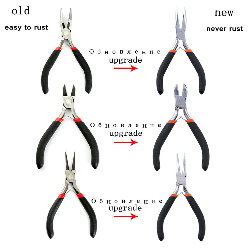 8PCS Stainless Jewelry making  - Jewelry Making Round Nose Pliers ulasan dan harga