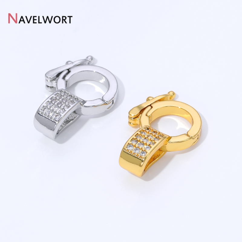 18K Gold Plated Brass Inlaid Z - Jewelry Making Designs ulasan dan harga