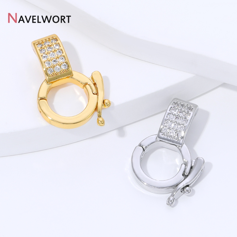 18K Gold Plated Brass Inlaid Z - Jewelry Making Designs ulasan dan harga
