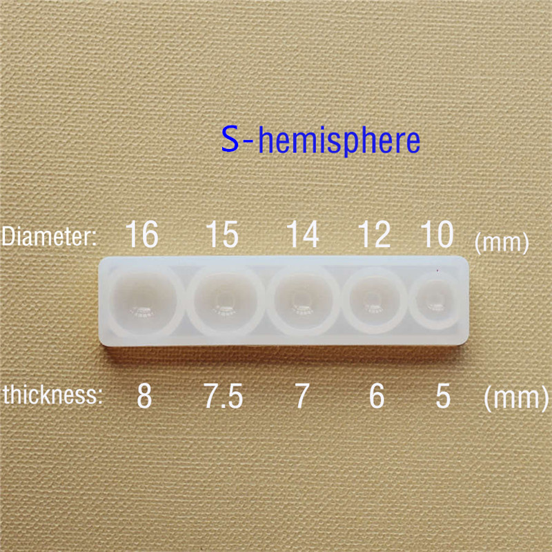Silicone Mold half ball Oblate - Jewelry Making Degree ulasan dan harga