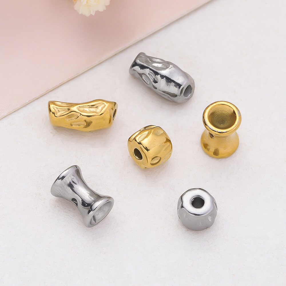 5/10pcs Stainless Steel Irregu - Jewelry Making Youtube ulasan dan harga
